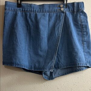 SHEIN Blue Denim Skort
